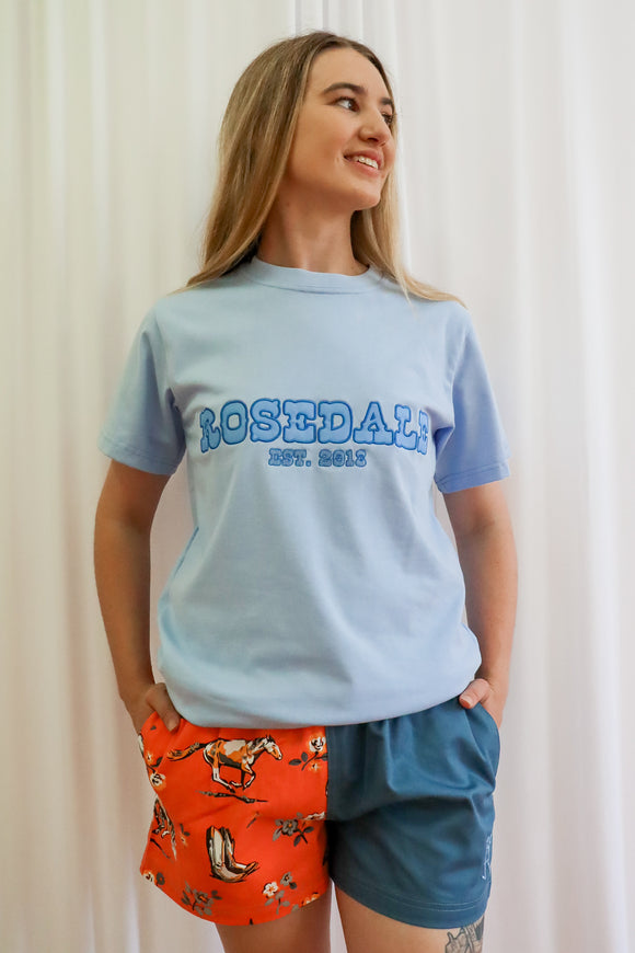 Rosedale Blue Staple T-shirt