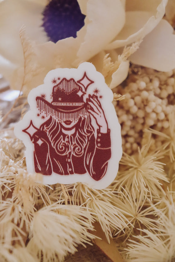 Cowgirl Sticker